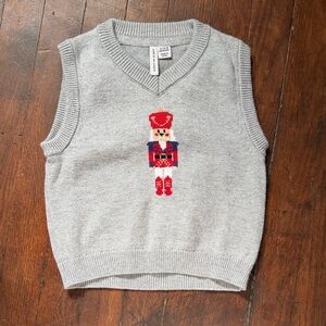 Janie and Jack Nutcracker Sweater Vest